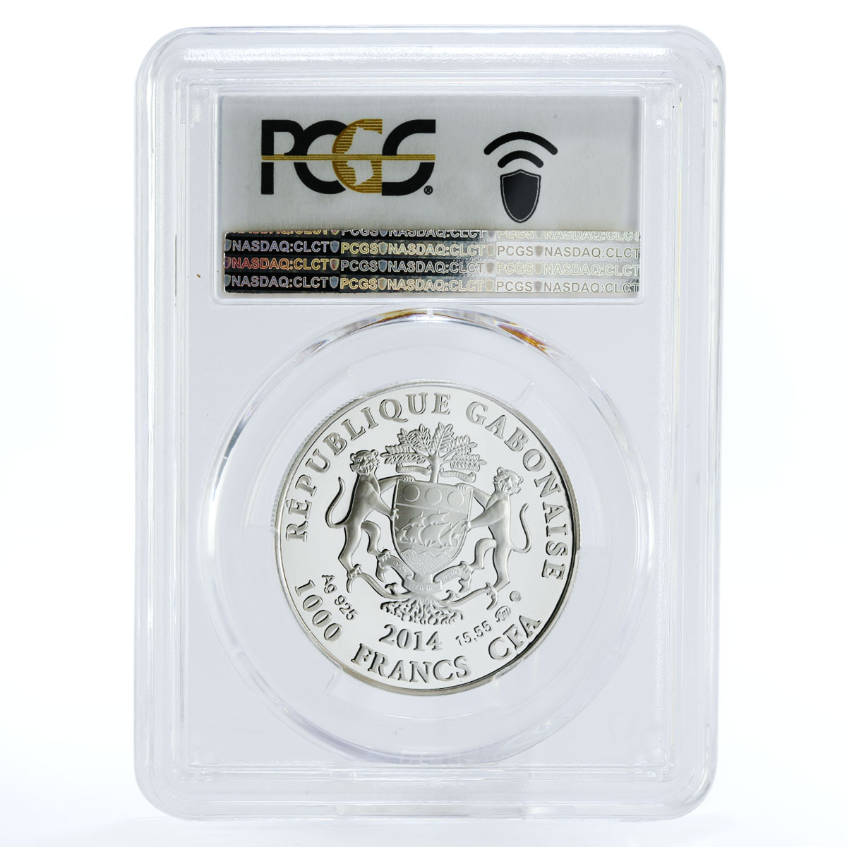 Gabon 1000 francs Zodiac Signs series Libra PR70 PCGS proof silver coin 2014