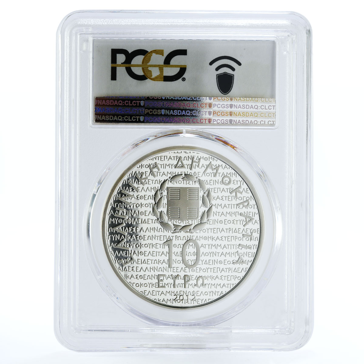 Greece 10 euro Hellenic Culture Tragedians Aeschylus PR70 PCGS silver coin 2012