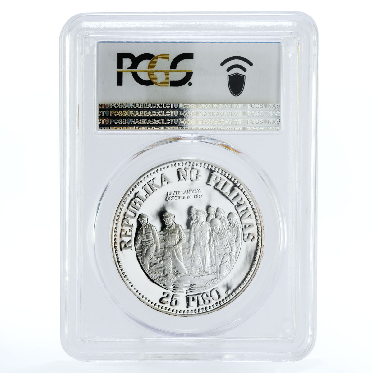 Philippines 25 pisos 100 Years to Douglas McArthur PR69 PCGS silver coin 1980