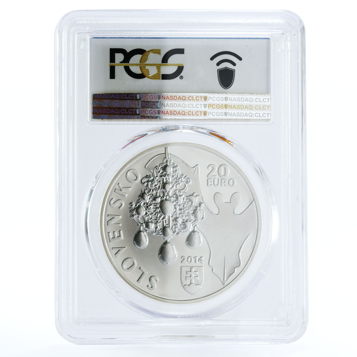 Slovakia 20 euro Protected Opalfield Dubnicke Mines MS70 PCGS silver coin 2014
