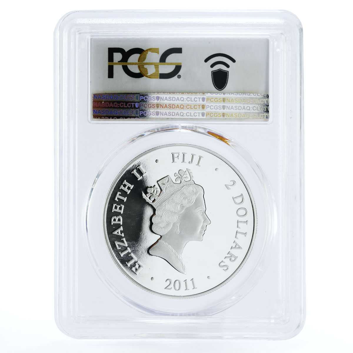 Fiji 2 dollars The Muses Polygymnia Sacred Poetry PR69 PCGS silver coin 2011