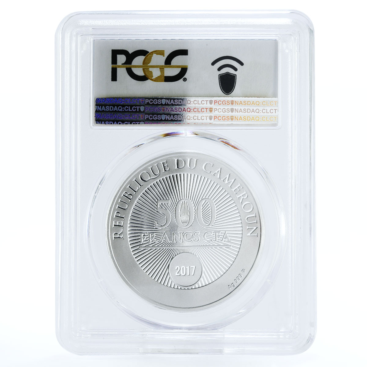 Cameroon 500 francs 150th Birth of Marie Curie PR70 PCGS silver coin 2017