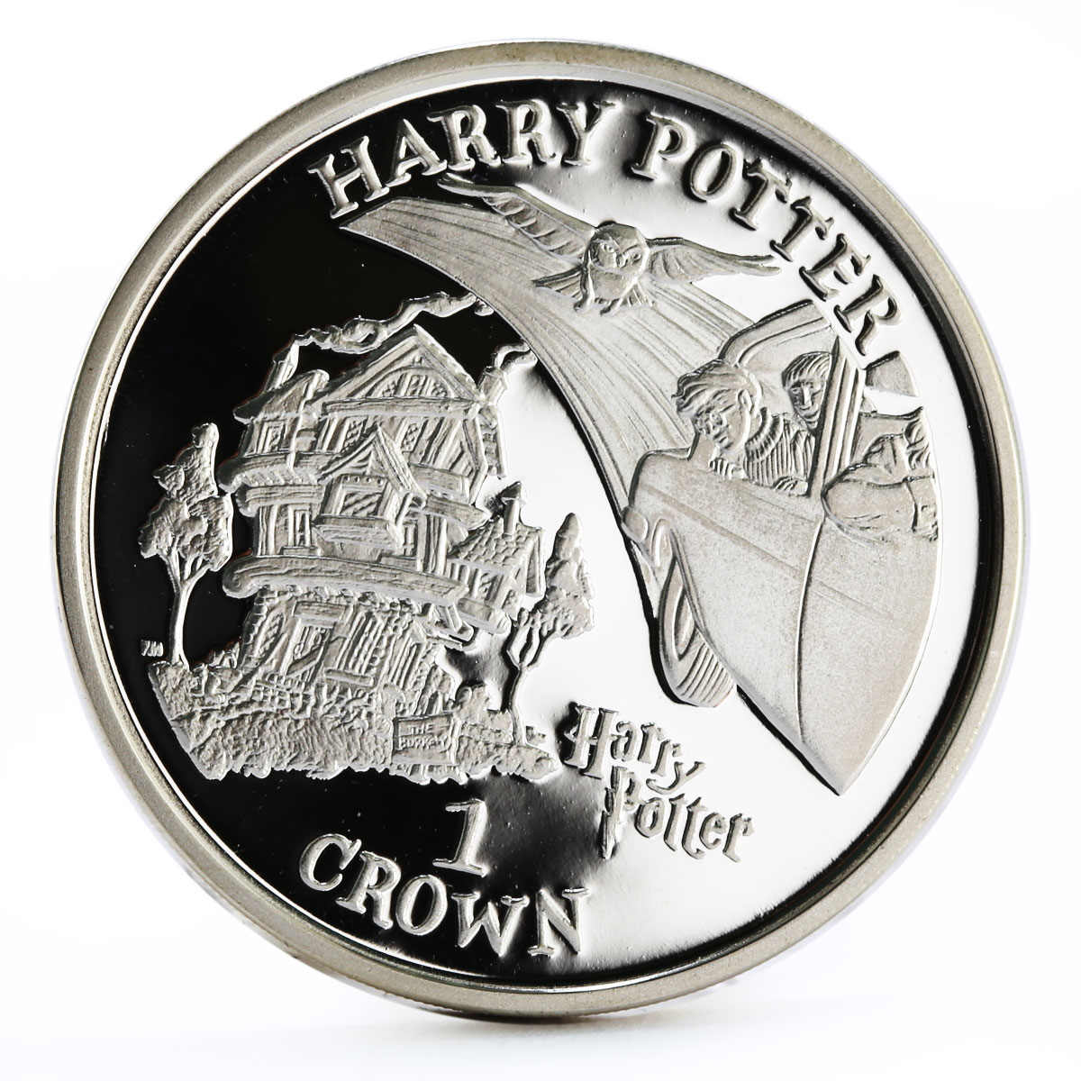 Isle of Man 1 crown Famous Characters series Harry Potter silver coin 2002