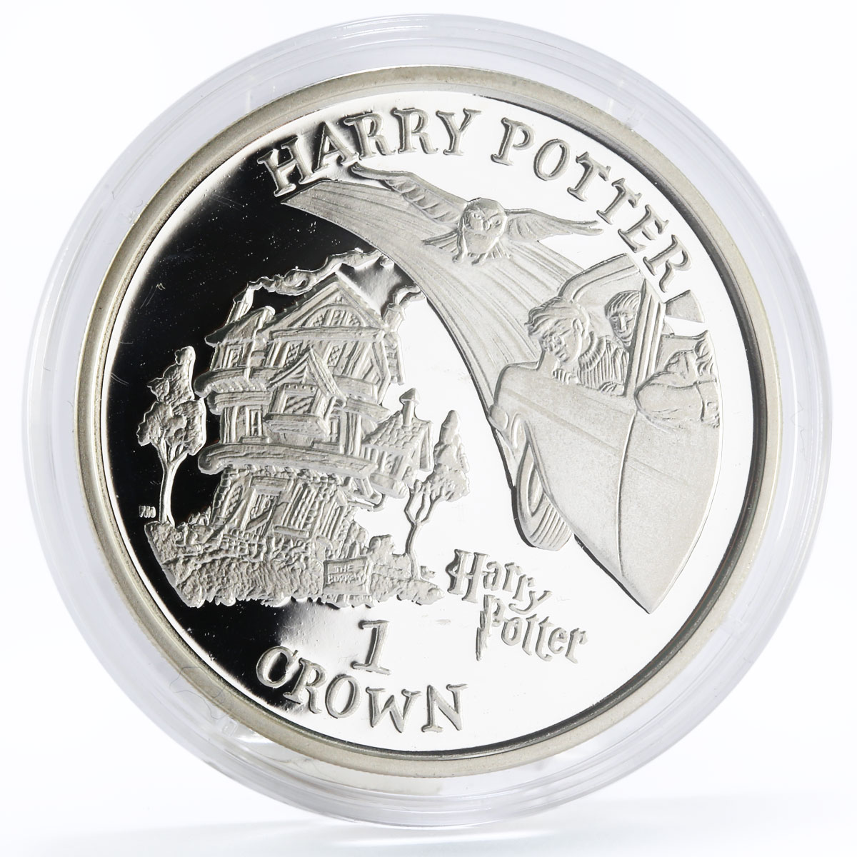 Isle of Man 1 crown Famous Characters series Harry Potter silver coin 2002