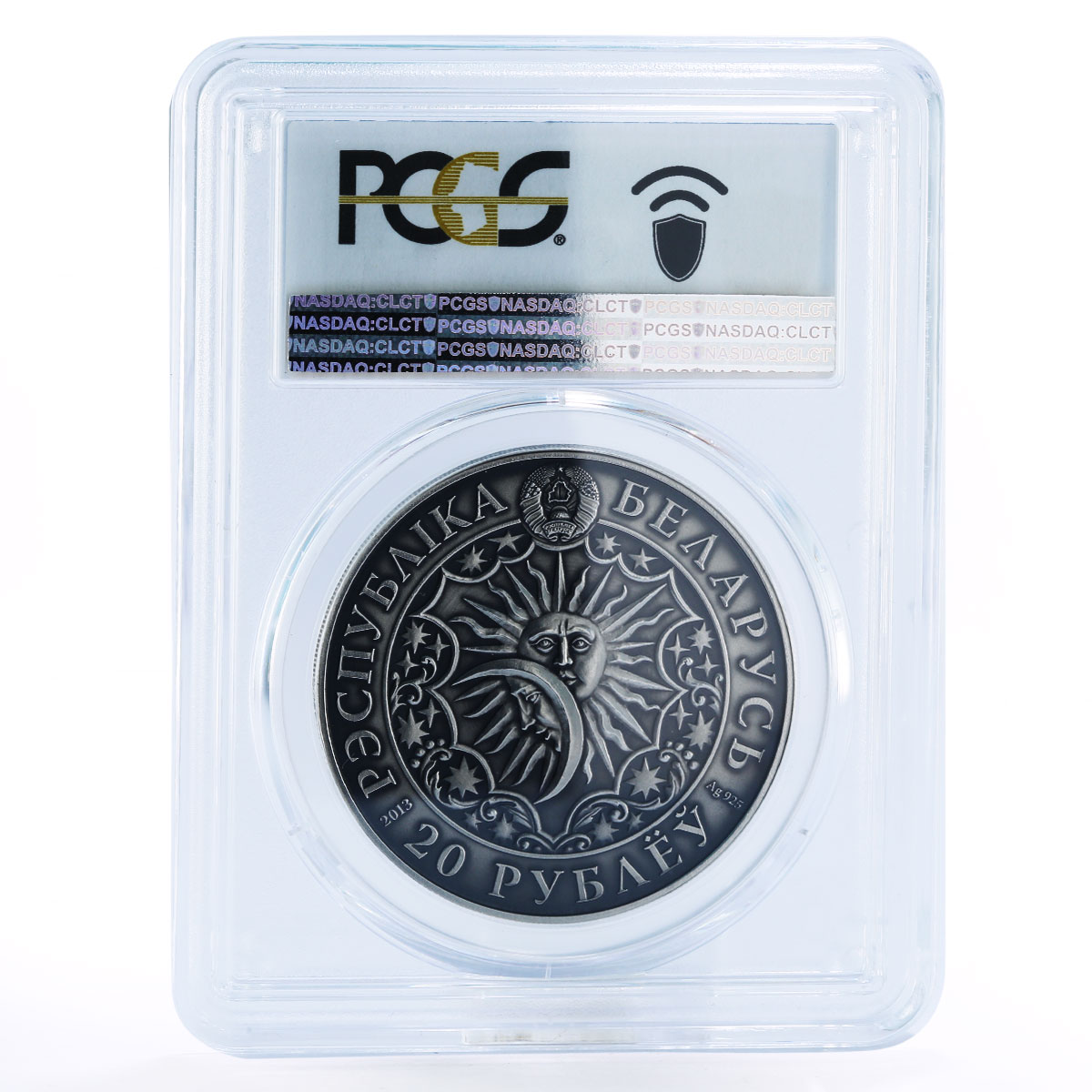 Belarus 20 rubles Zodiac Singns series Libra MS70 PCGS silver coin 2013