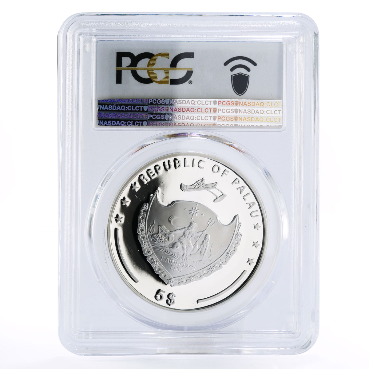Palau 5 dollars 200 Years to the Battle of Bussaco PR69 PCGS silver coin 2010