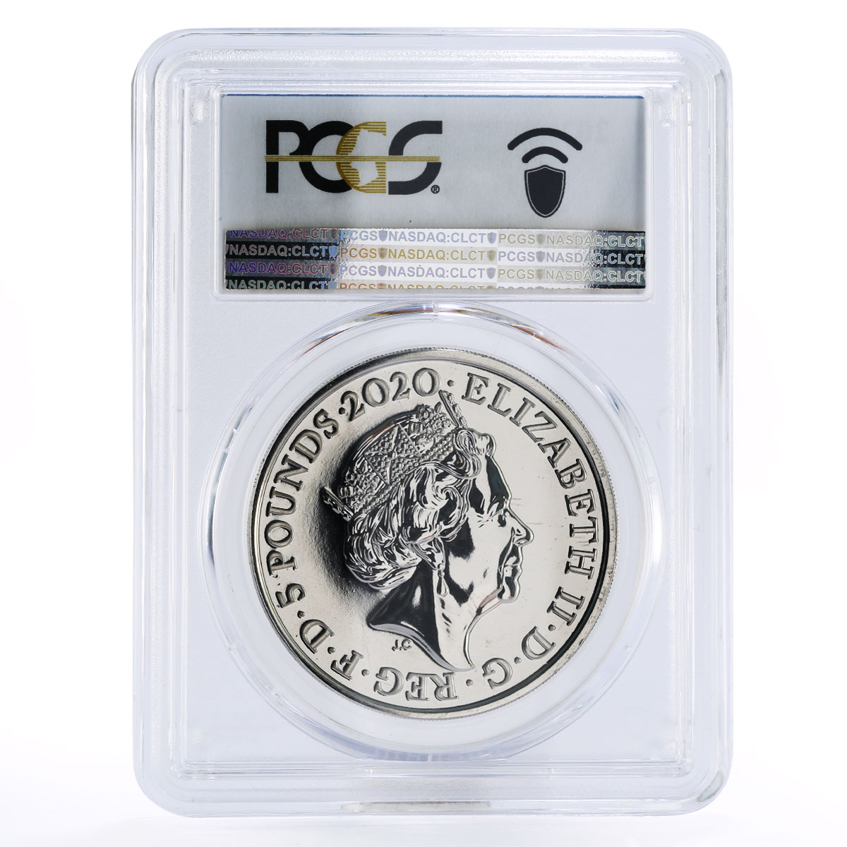 Britain 5 pounds Bondiana series Shaken not Stirred MS68 PCGS CuNi coin 2020