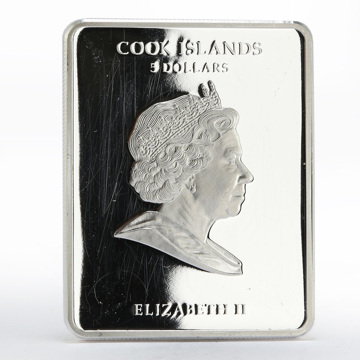 Cook Islands 5 dollars Masters of Art series Johannes Vermeer silver coin 2009