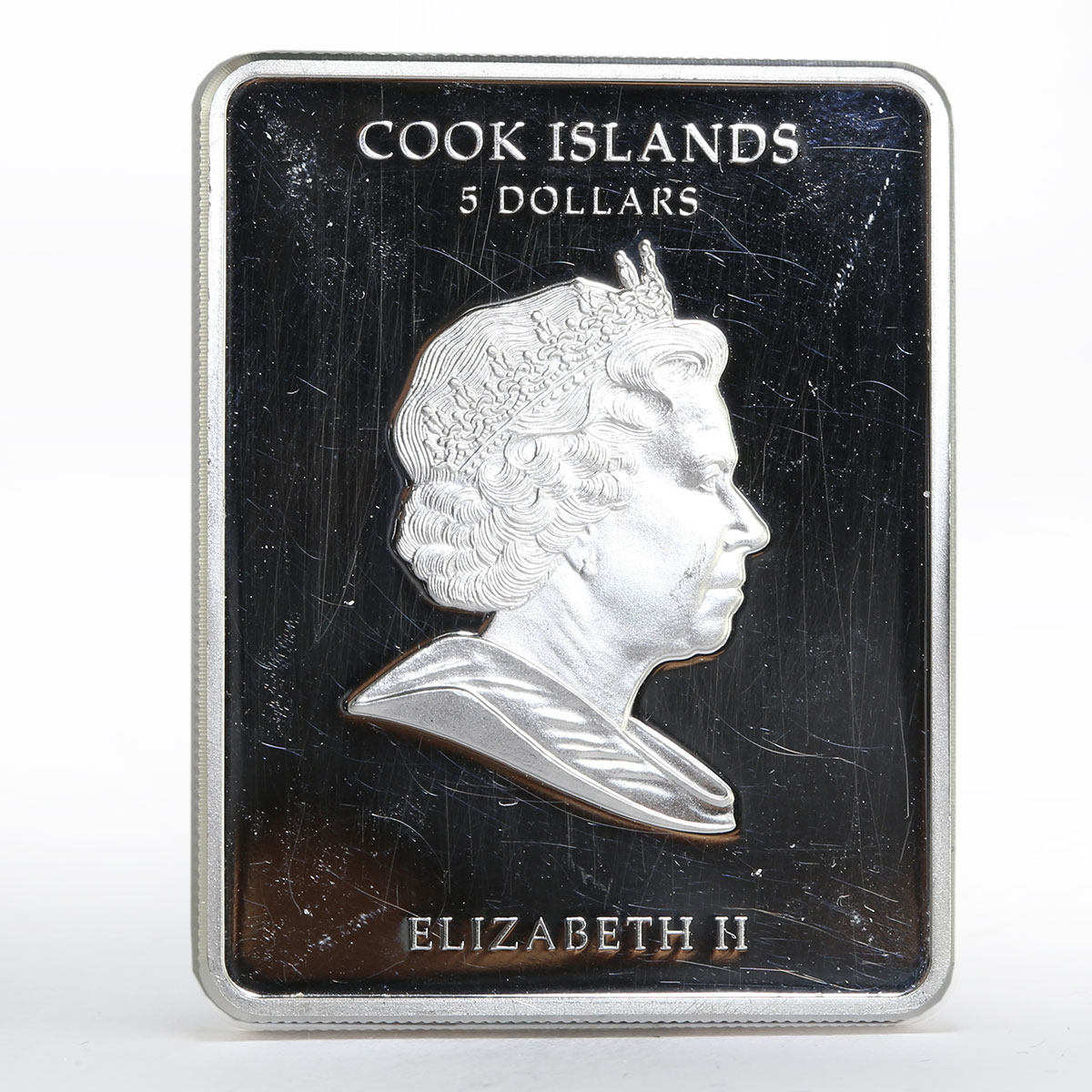 Cook Islands 5 dollars Masters of Art series Johannes Vermeer silver coin 2009