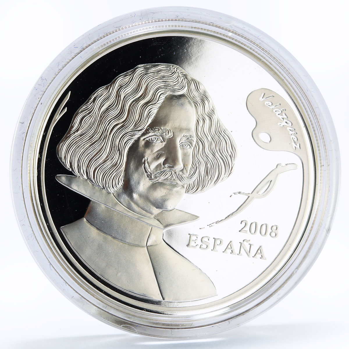 Spain 10 euro Spanish Artists series Velasquez and His Art silver coin 2008