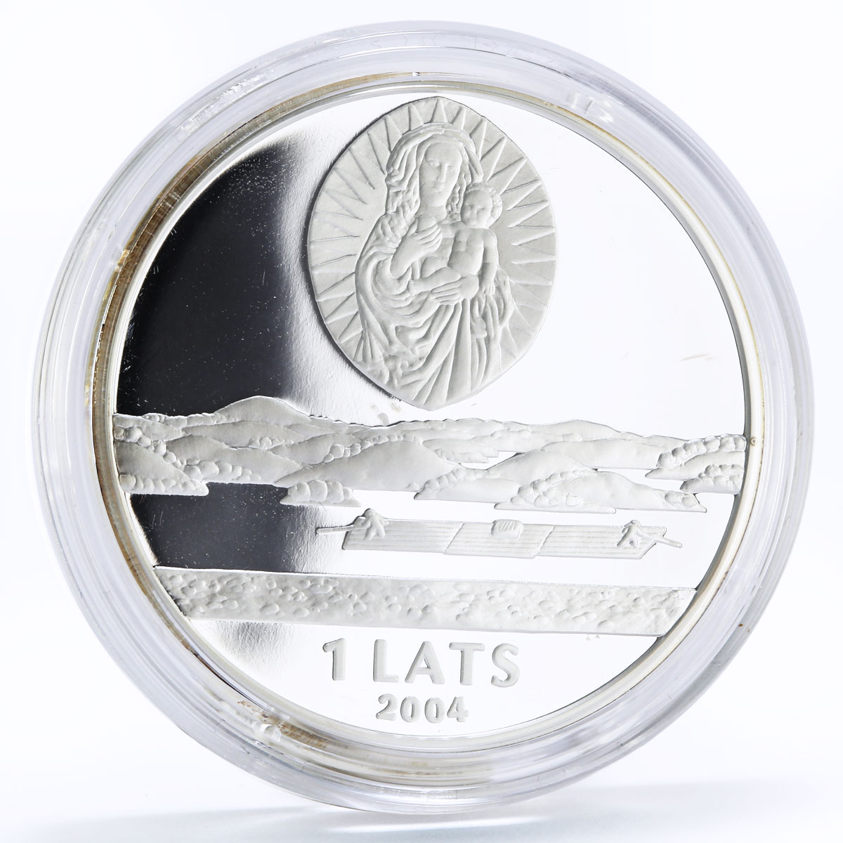 Latvia set of 3 coins Time and Values proof silver coins 2003 - 2004