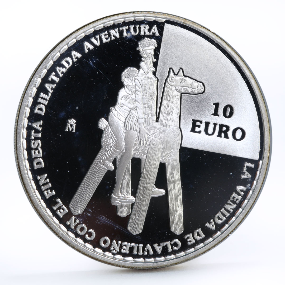 Spain 10 euro Jubilee of Don Quixote of La Mancha proof silver coin 2005