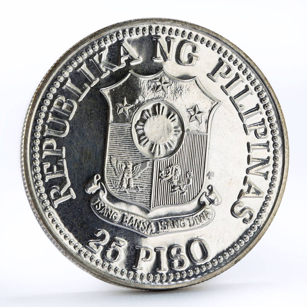 Philippines 25 pisos World Food Day proof silver coin 1981