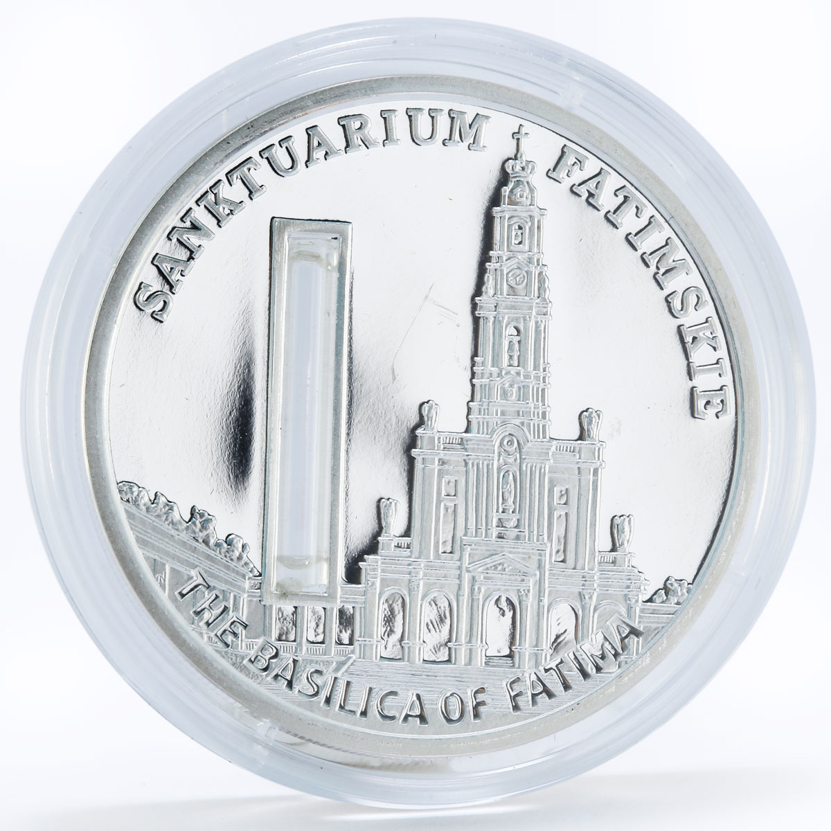 Sierra Leone 10 dollars Holy Churches The Basilica of Fatima silver coin 2009