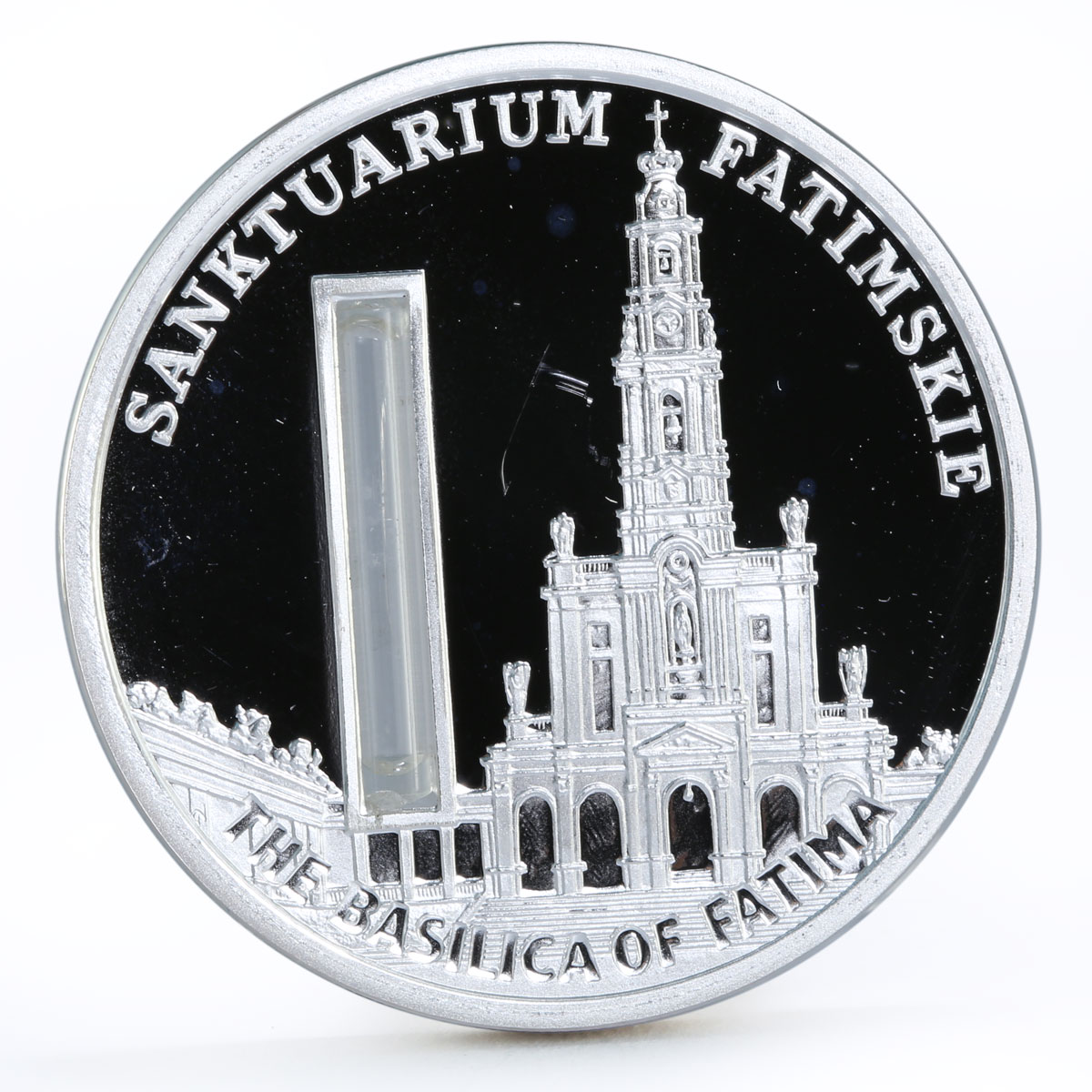 Sierra Leone 10 dollars Holy Churches The Basilica of Fatima silver coin 2009