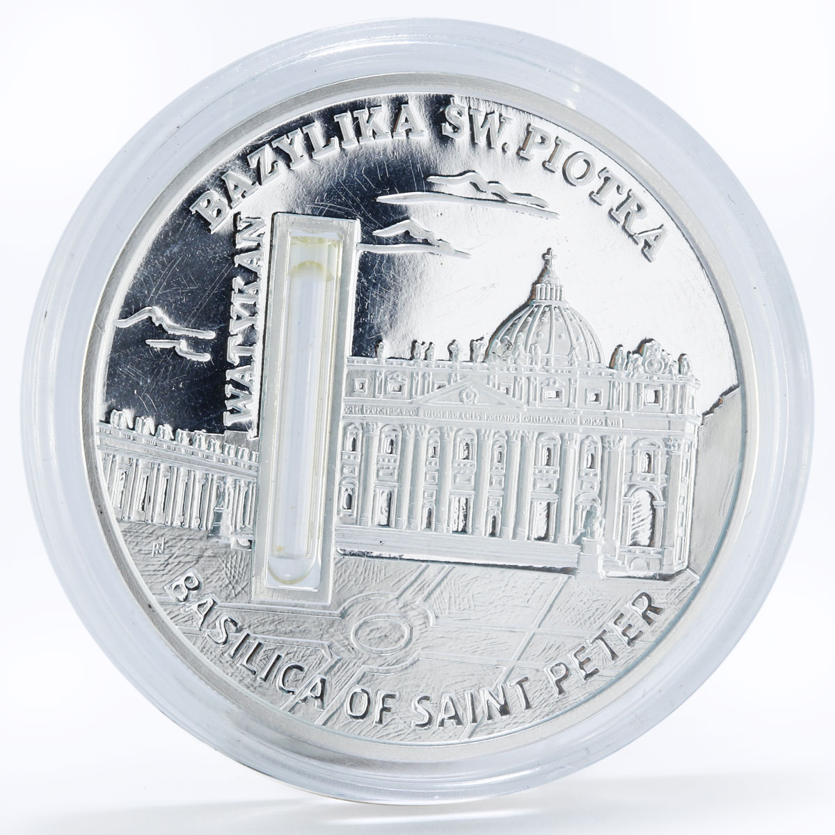 Sierra Leone 10 dollars Holy Churches The Basilica of St Peter silver coin 2010