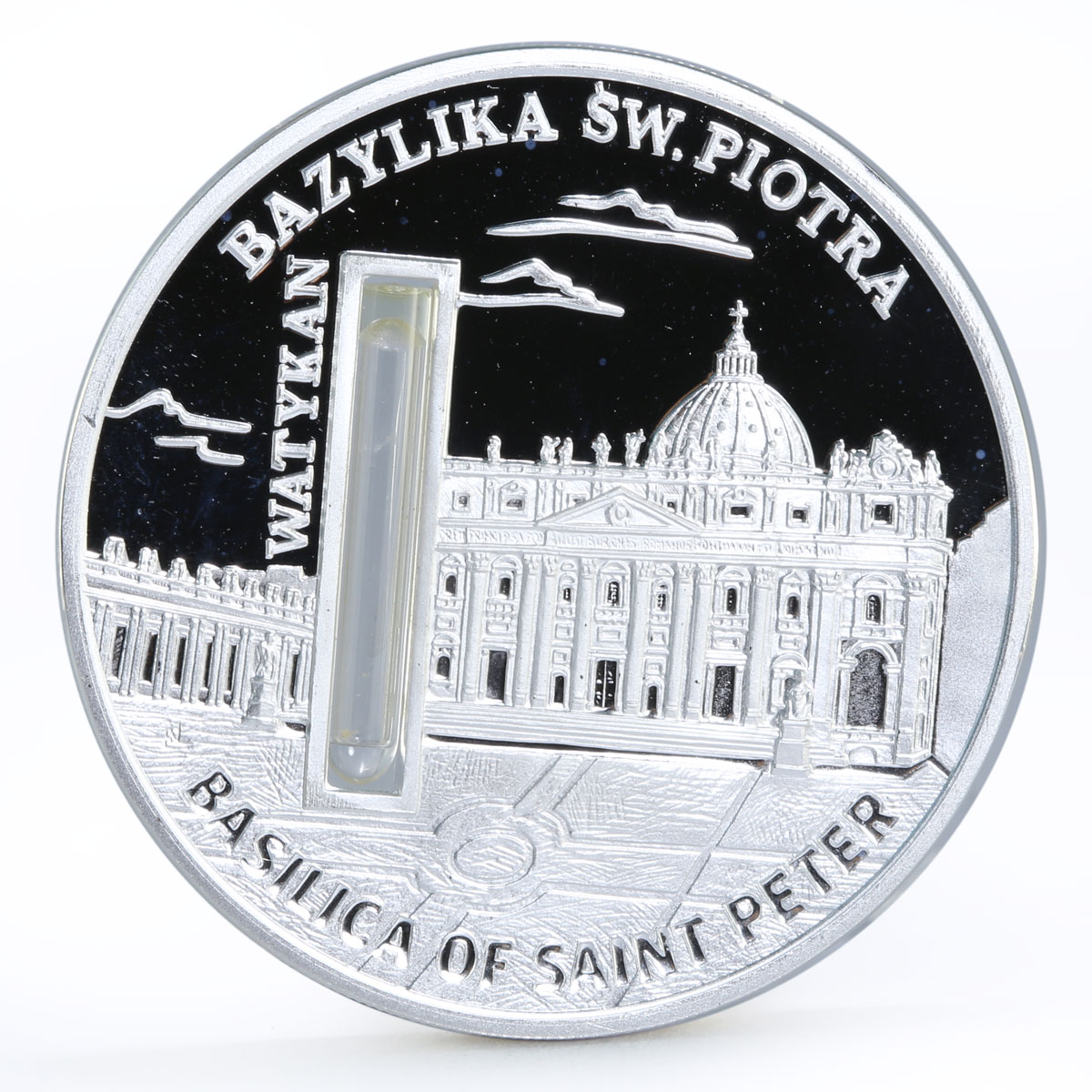 Sierra Leone 10 dollars Holy Churches The Basilica of St Peter silver coin 2010