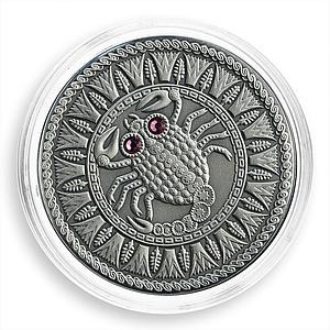 Belarus 20 rubles Zodiac Signs series Scorpio silver coin 2009