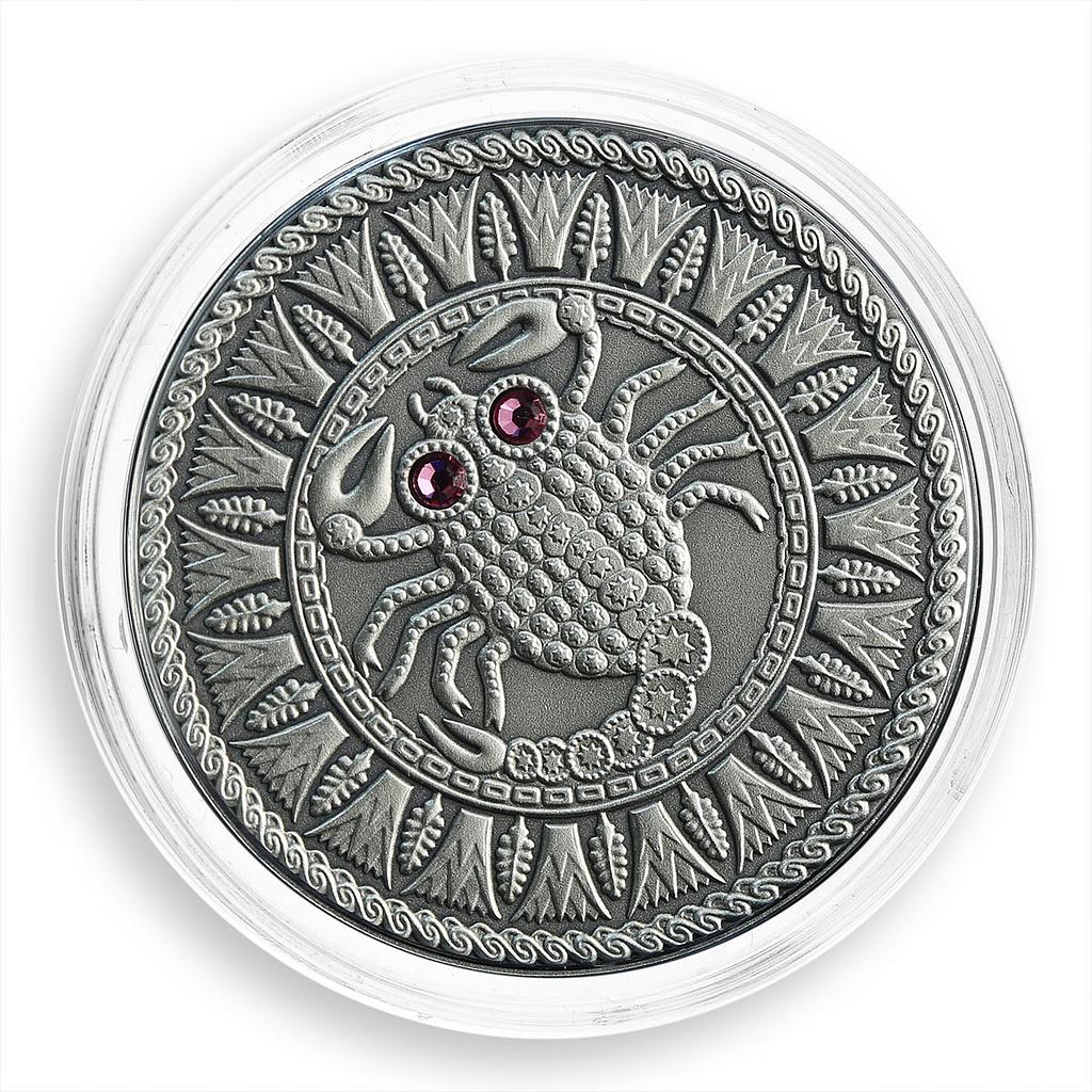 Belarus 20 rubles Zodiac Signs series Scorpio silver coin 2009