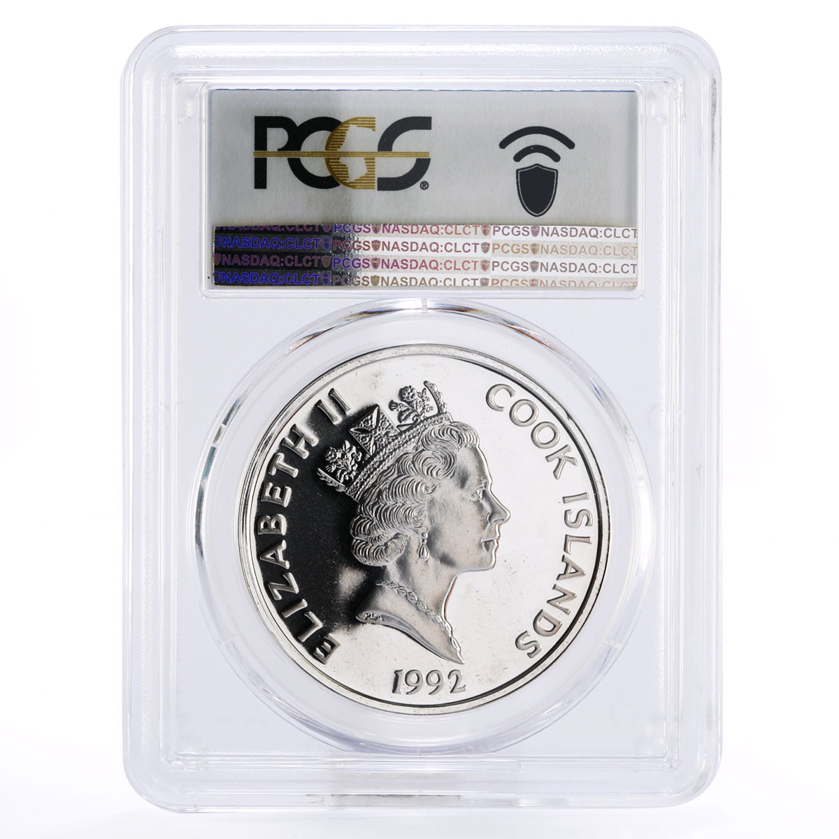 Cook Islands 50 dollars Independence Hall Freedom PR67 PCGS silver coin 1992