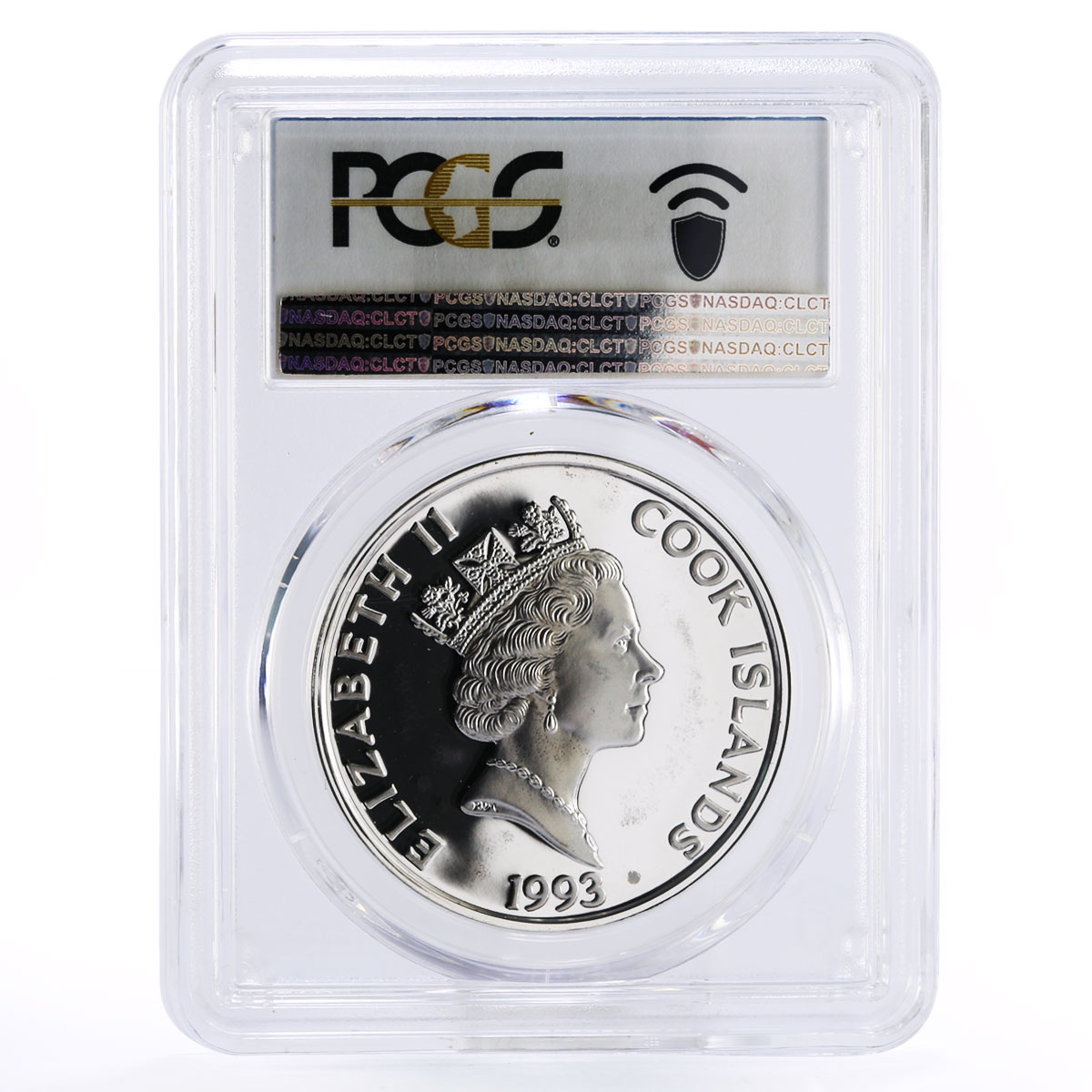Cook Islands 50 dollars Sir Martin Frobisher PR69 PCGS silver coin 1993