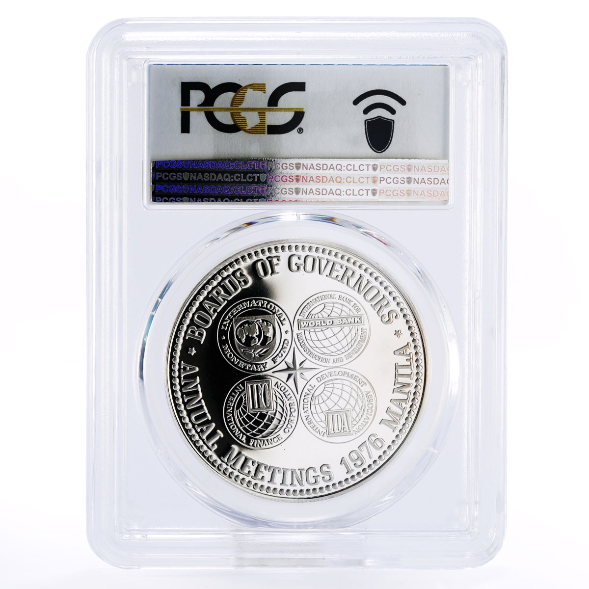 Philippines 50 piso International Meetings PR69 PCGS proof silver coin 1976