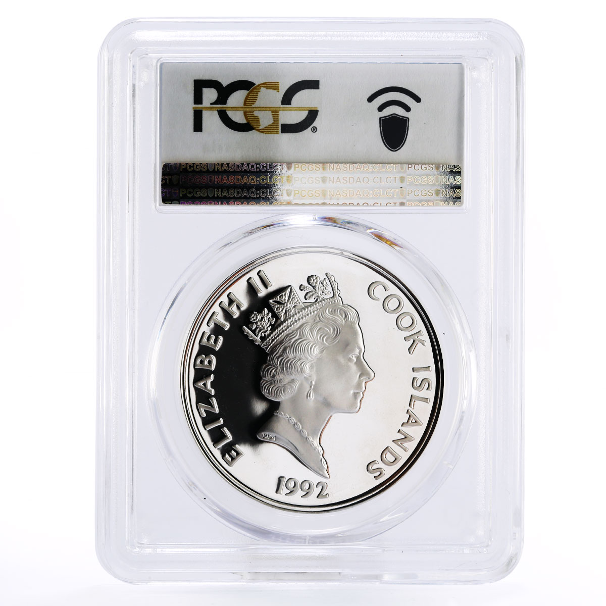 Cook Islands 50 dollars Pedro Menendez de Avila Horse PR67 PCGS silver coin 1992
