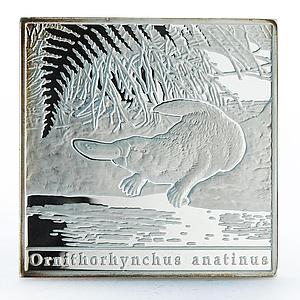 Niue 1 dollar Oddities of Nature Platypus proof silver coin 2010