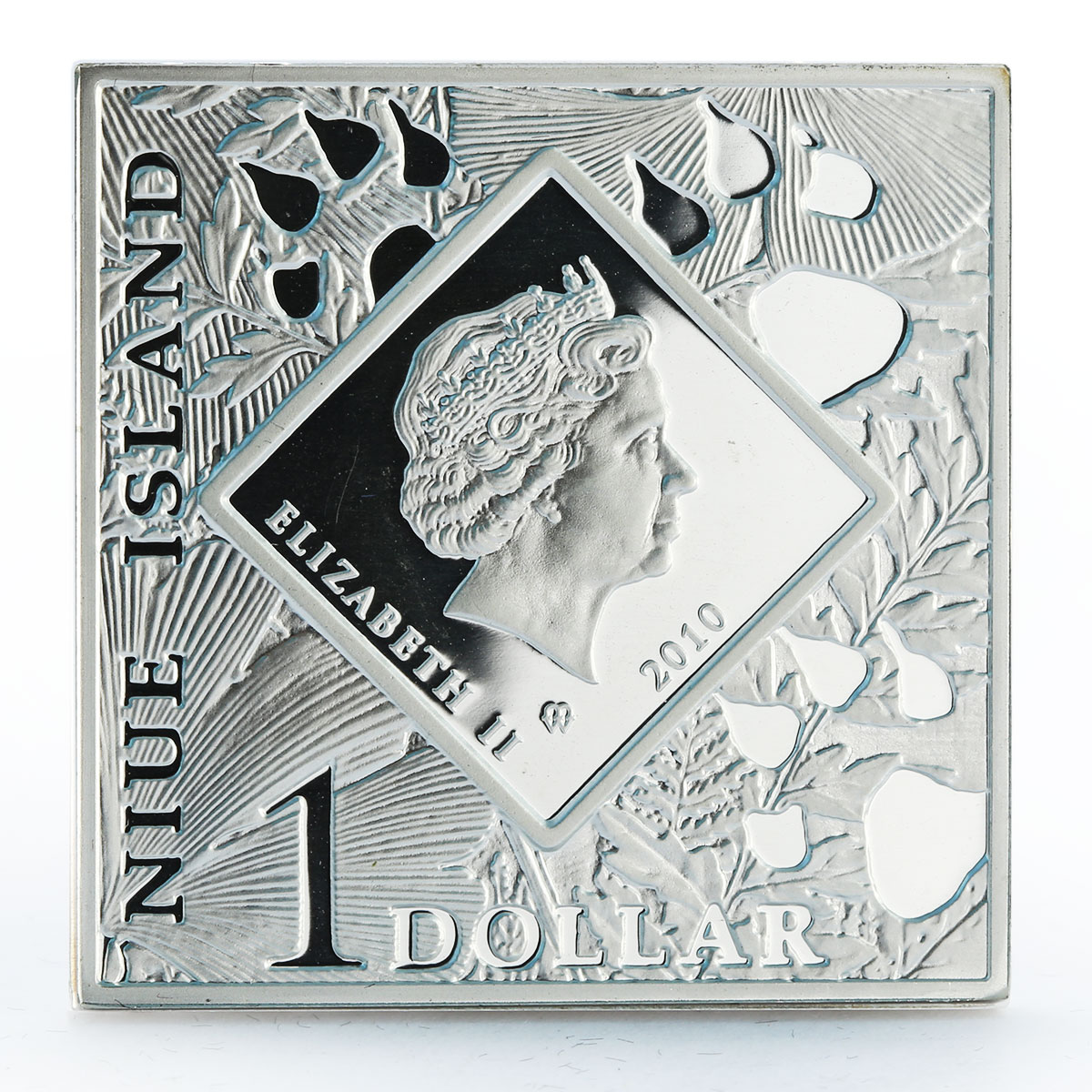 Niue 1 dollar Oddities of Nature Platypus proof silver coin 2010