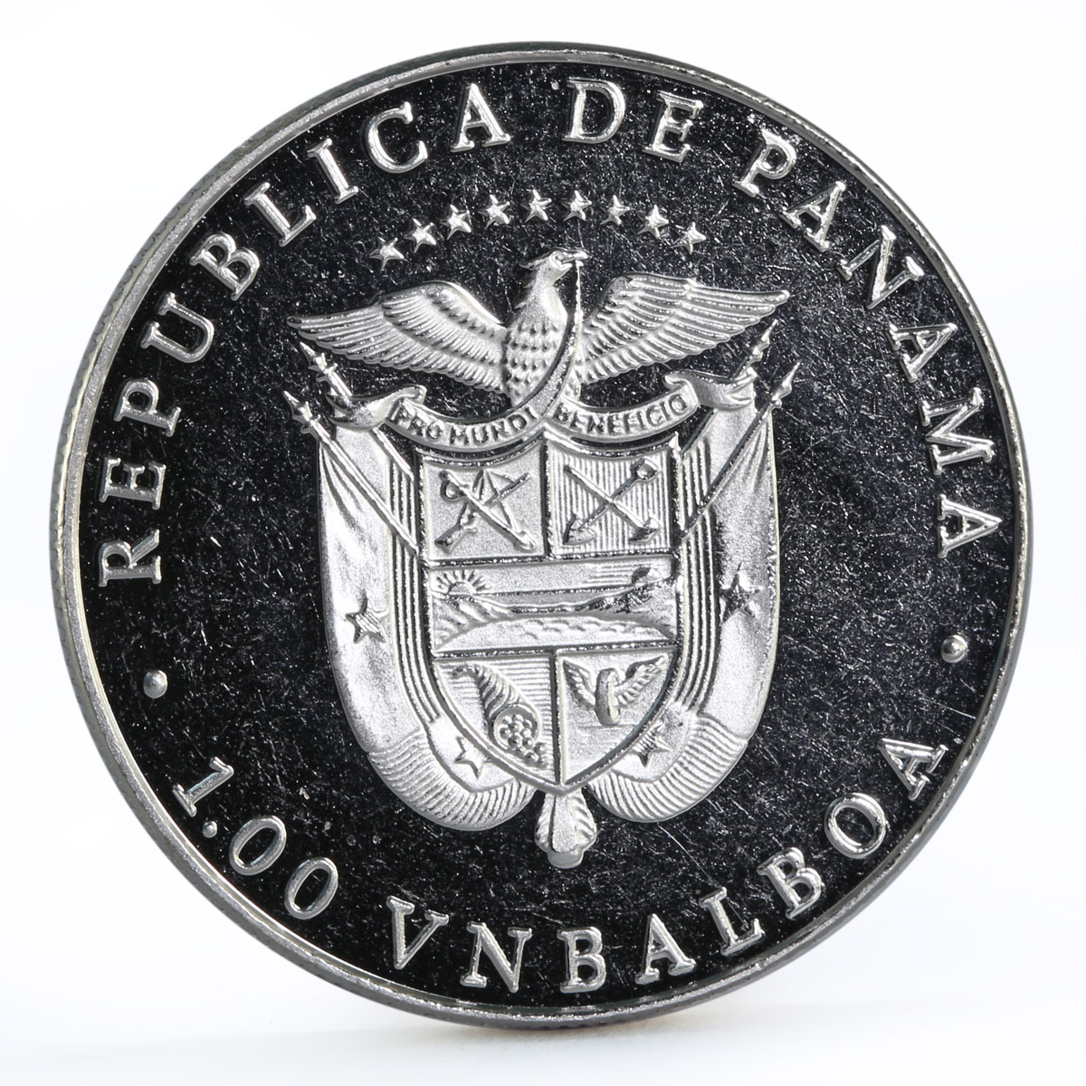 Panama 1 balboa Seoul Olympic Summer Games series Equestrian CuNi coin 1988