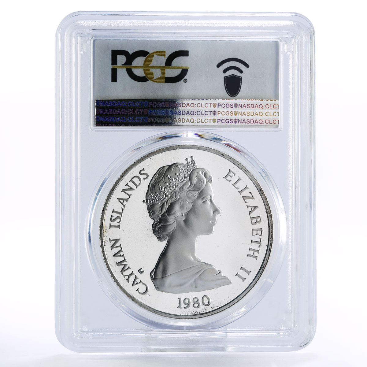 Cayman Islands 25 dollars House of Plantagenet I PR67 PCGS silver coin 1980