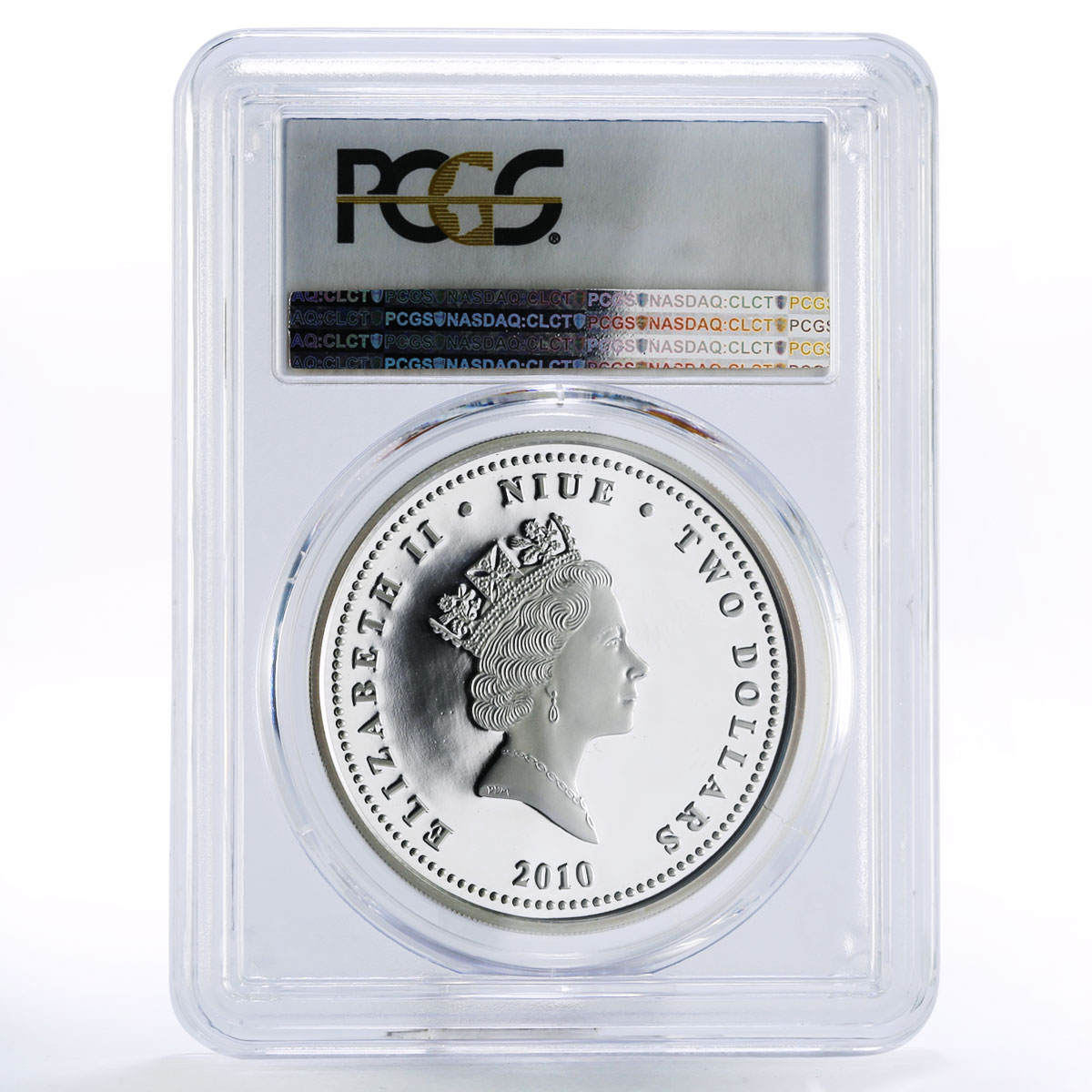 Niue 2 dollars Famous Express Train Limited PR69 PCGS proof silver coin 2010
