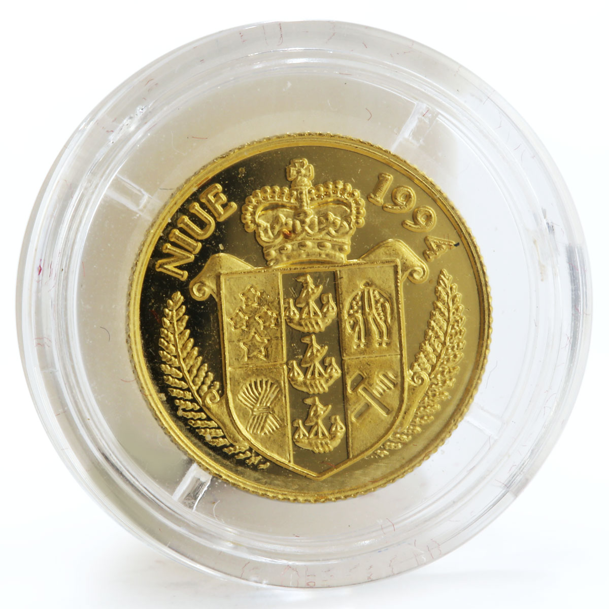 Niue 25 dollars Death of John F. Kennedy 1917-1963 President gold coin 1994