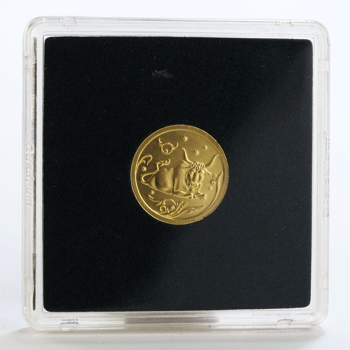 Russia 25 rubles Zodiac Taurus Bull gold 2005