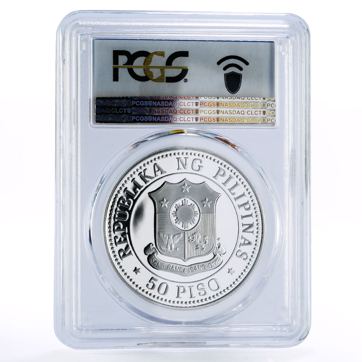 Philippines 50 piso International Year of the Child PR69 PCGS silver coin 1979