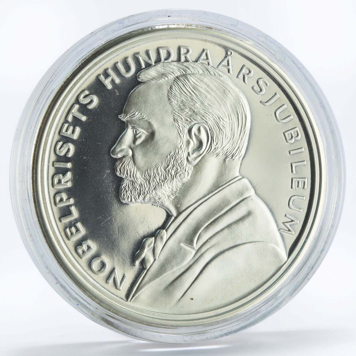 Sweden 200 kronor 100th Anniversary of the Nobel Prize proof silver coin 2001