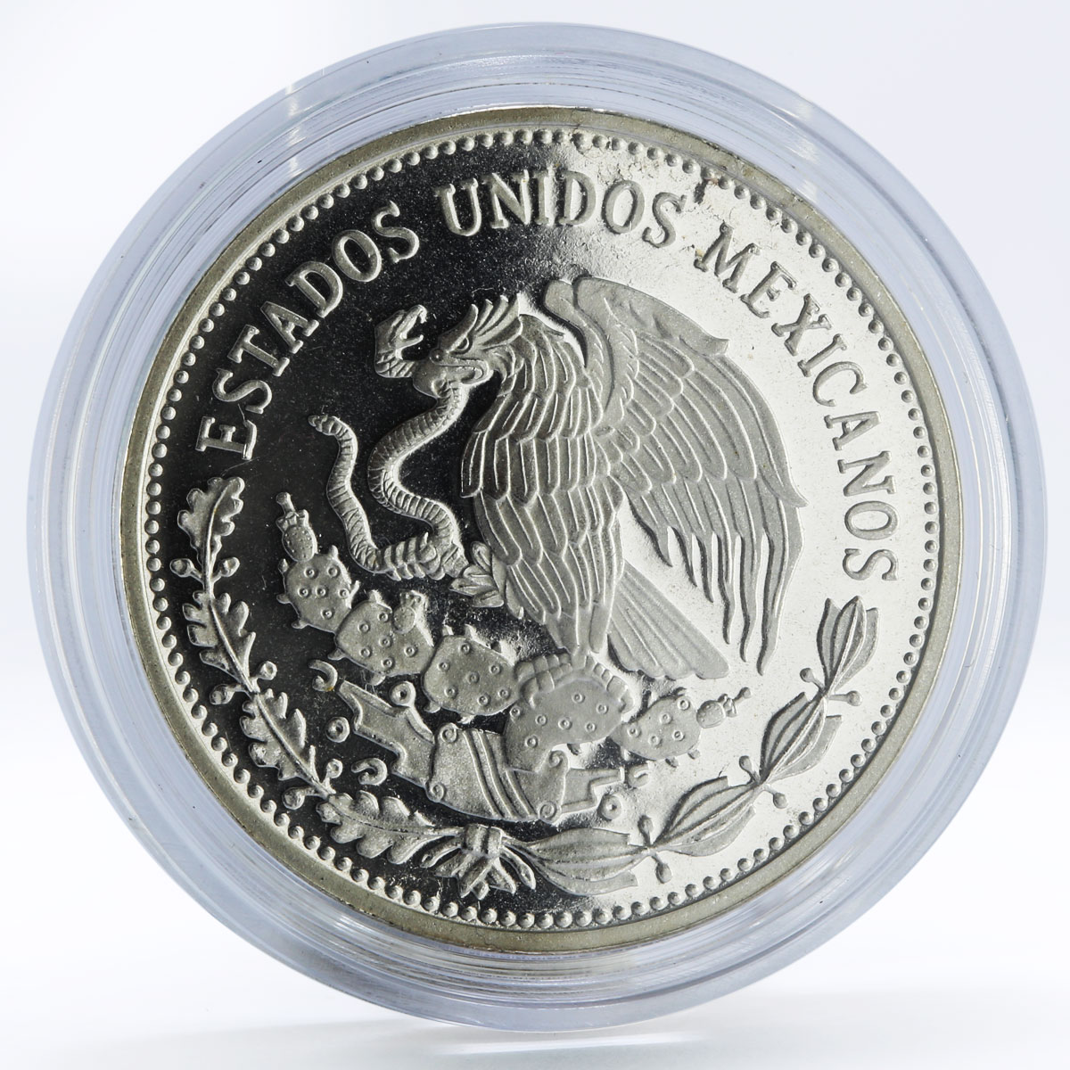 Mexico 50 pesos Football World Cup in Mexico Player proof silver coin 1985
