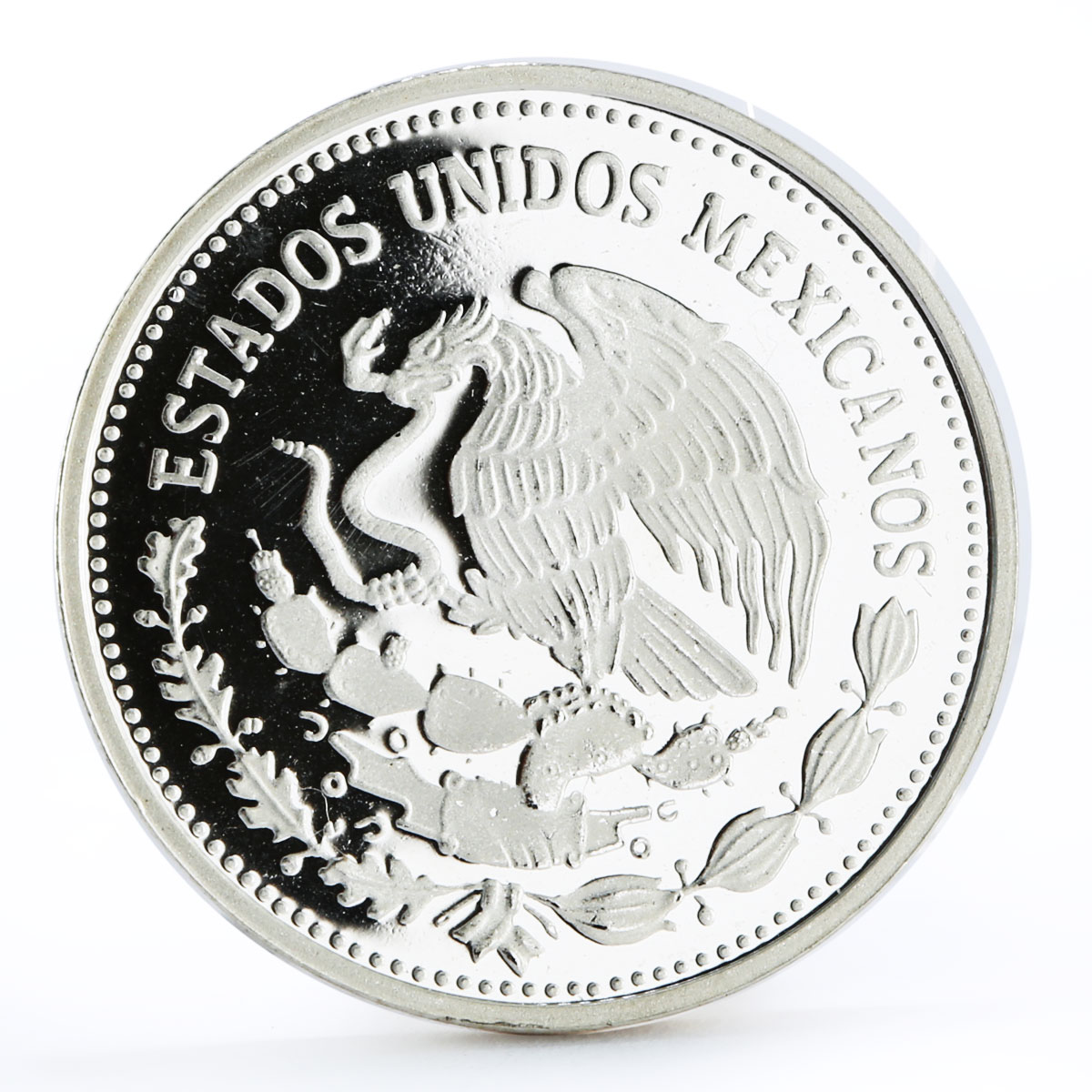 Mexico 25 pesos Football World Cup in Mexico Goal Ball proof silver coin 1986