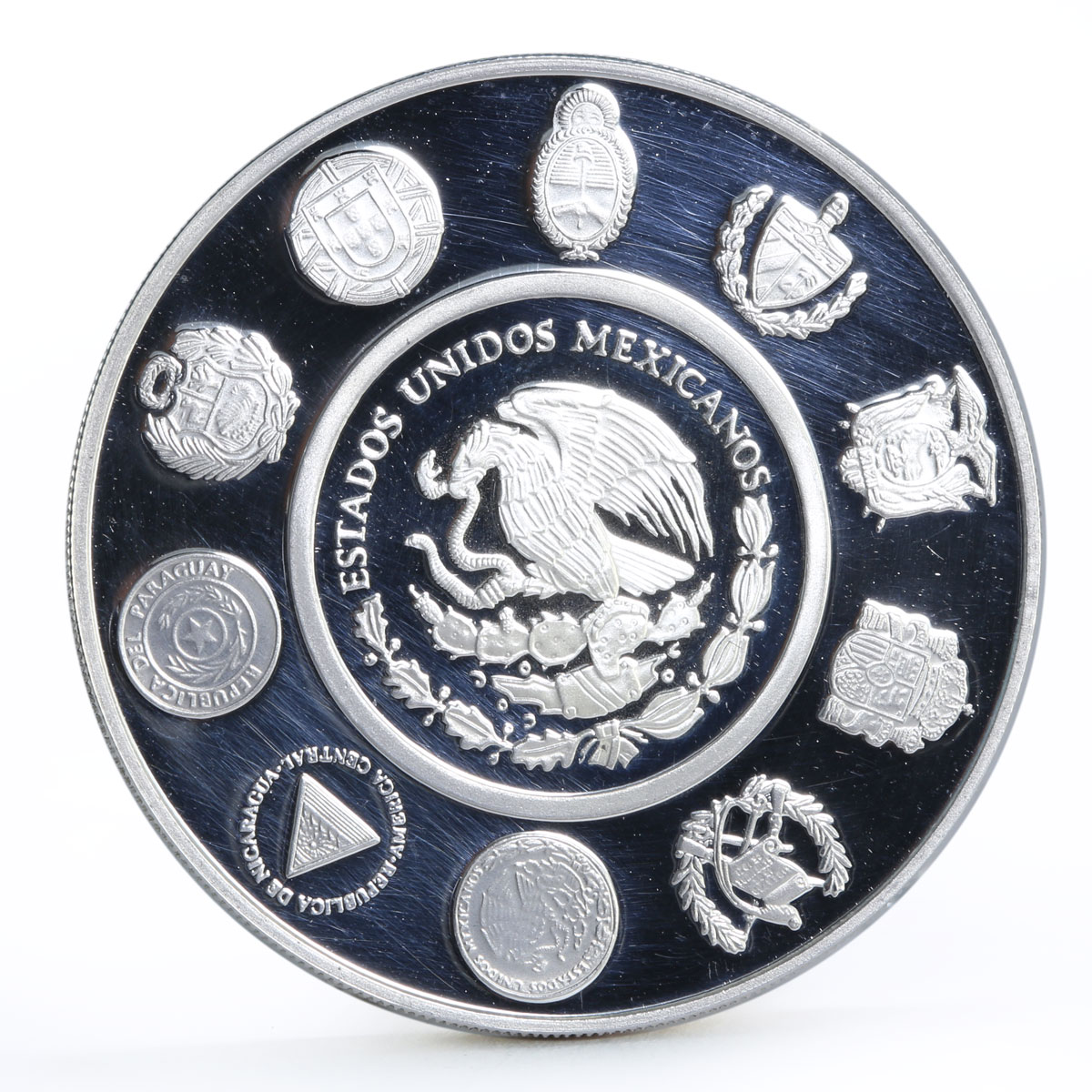 Mexico 5 pesos Acapulco Galleon Ibero-America Ship Clipper silver coin 2003