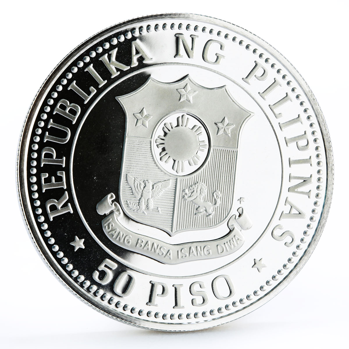 Philippines 50 piso International Year of the Child proof silver coin 1979