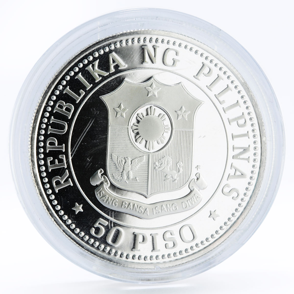 Philippines 50 piso International Year of the Child proof silver coin 1979