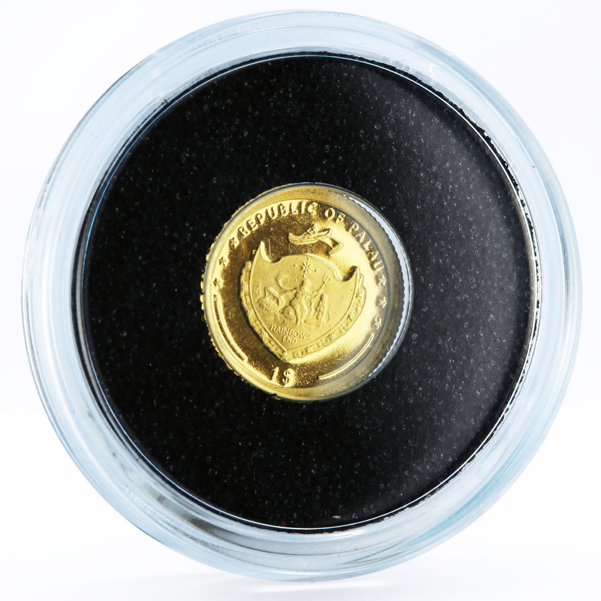 Palau 1 dollar History of Seafaring Pamir Ship Clipper proof gold coin 2009