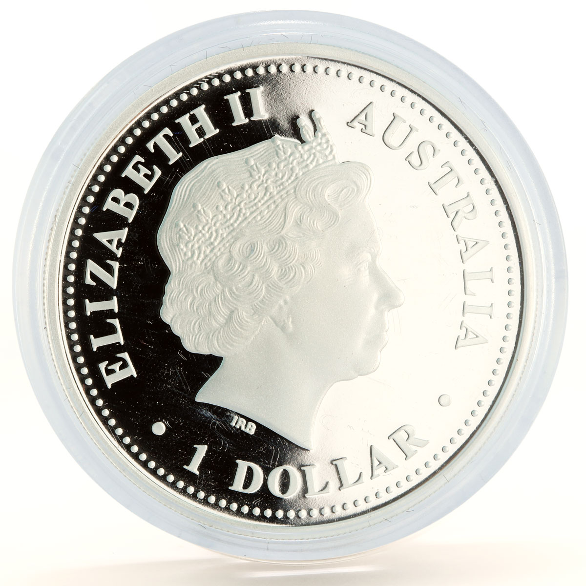 Australia 1 dollar Discover Australia Adelaide Grapes colored silver coin 2007
