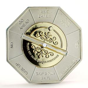 Congo 10 francs Decision Coin Make Your Fate proof silver coin 2007