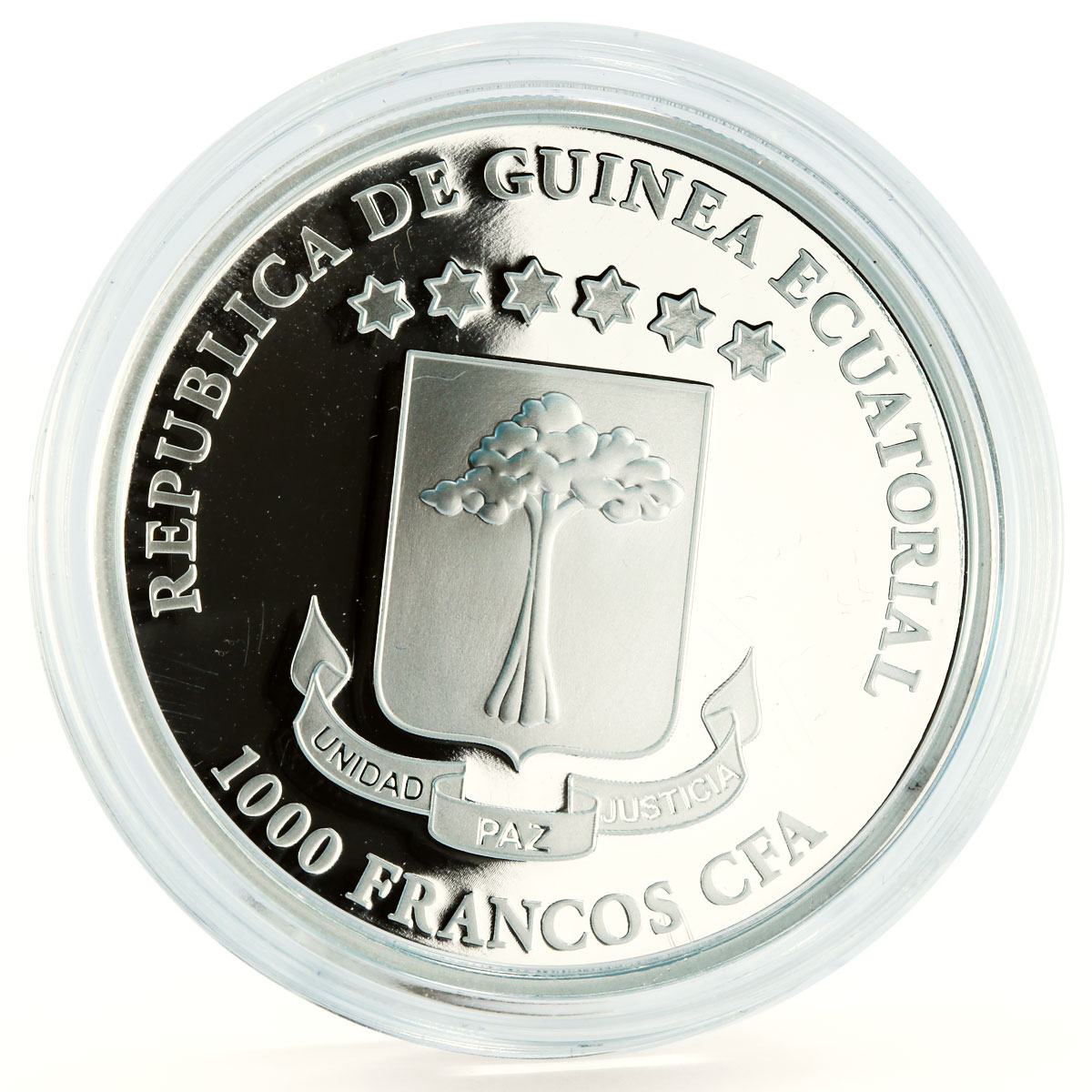 Equatorial Guinea 1000 francs Pero Escobar Ship Sea Trade proof silver coin 2015