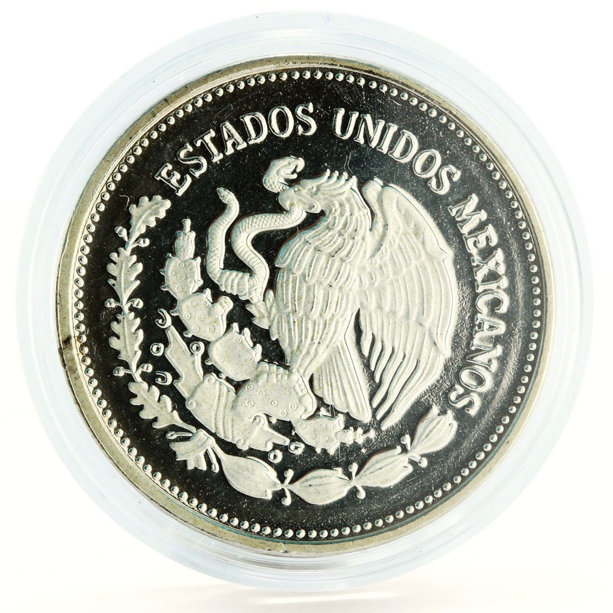 Mexico 500 pesos 75th Anniversary of 1910 Revolution proof silver coin 1985