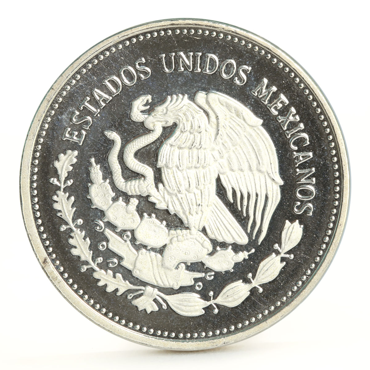 Mexico 500 pesos 75th Anniversary of 1910 Revolution proof silver coin 1985