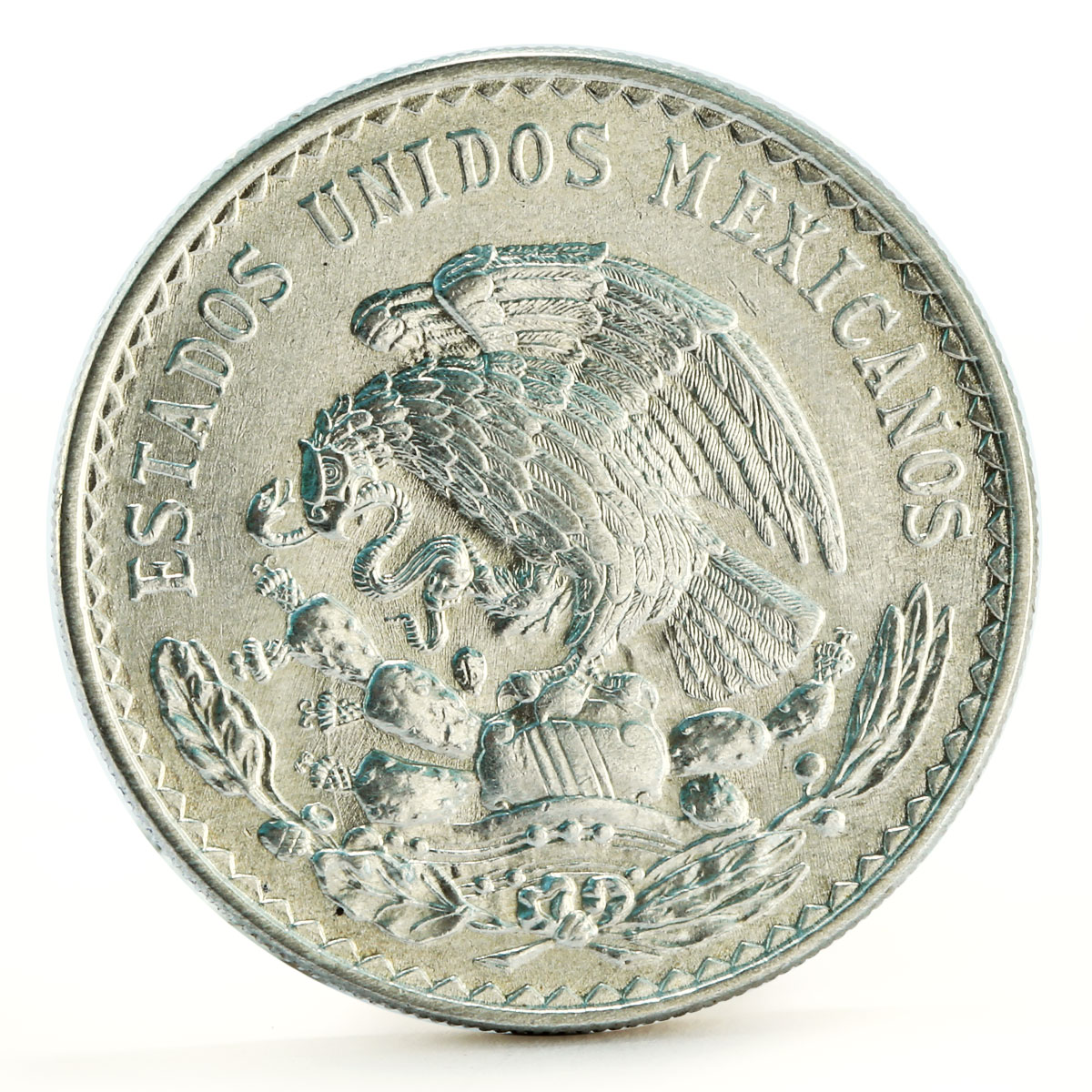 Mexico 1 peso Morelos silver coin 1948
