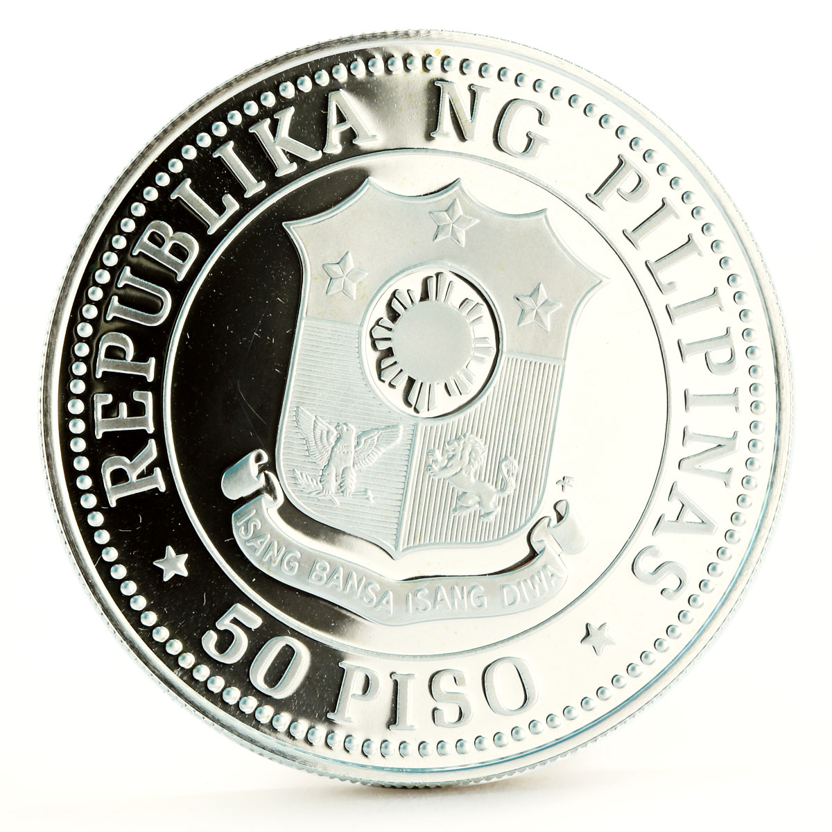 Philippines 50 piso International Year of the Child proof silver coin 1979