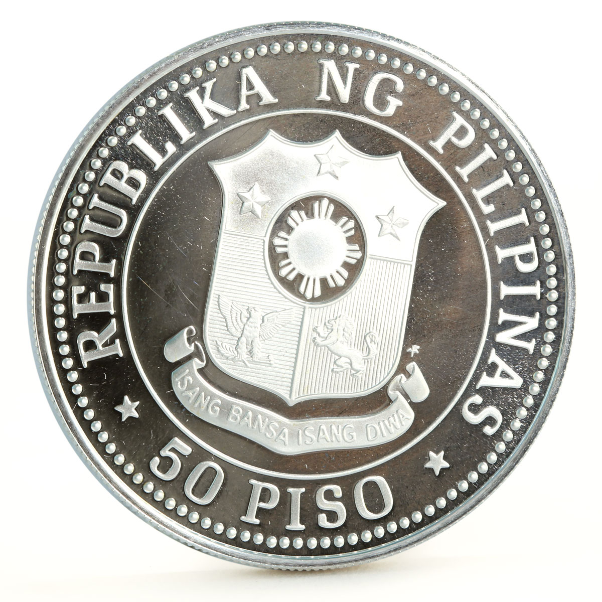 Philippines 50 piso International Year of the Child proof silver coin 1979